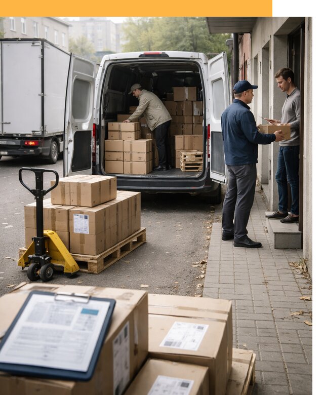 Доставка грузов от двери до двери с таможней от 46395 руб.