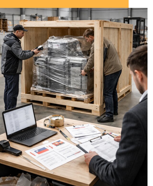 Доставка промышленного оборудования из США от 67015 руб