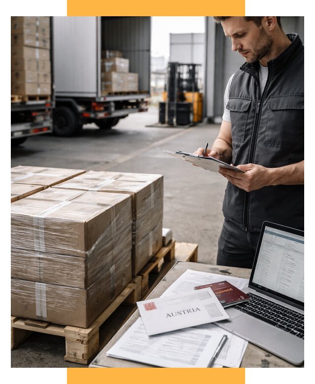 Доставка в Австрию от 67015 р. Логистика и экспорт СетСервис-Сср