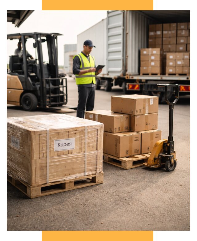Доставка грузов в Корею из России от 36085 р. | СетСервис-Сср