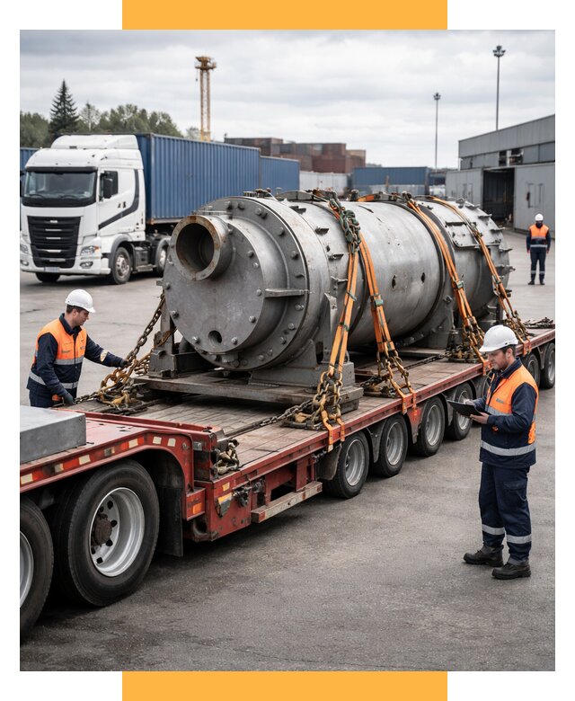 Перевозка тяжеловесных грузов под ключ от 154650 р. | СетСервис-Сср