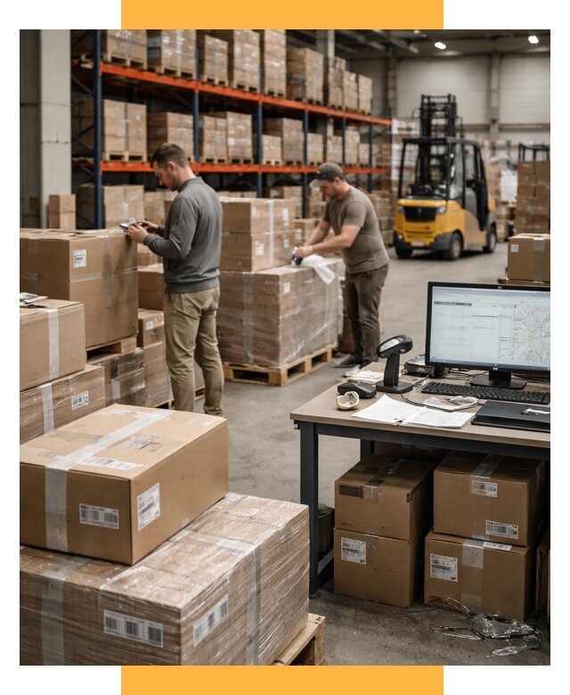 Склад консолидации в Европе от 6702 р., услуги СетСервис-Сср