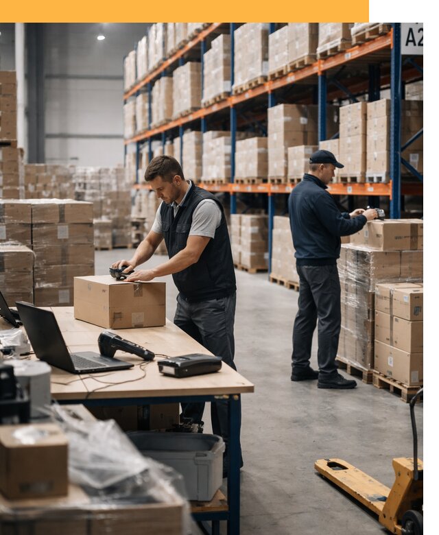 Склад консолидации в Европе: хранение, сортировка от 6702